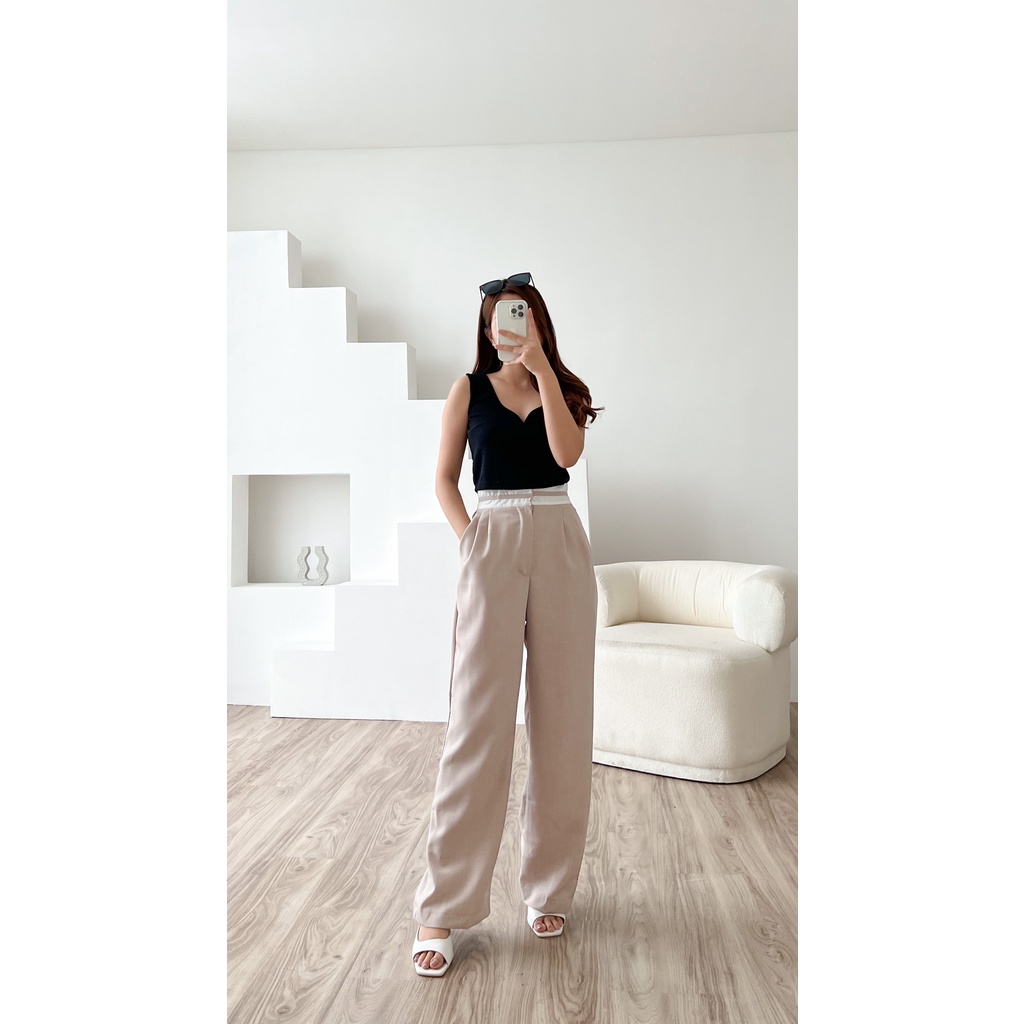 POTTIE - Venice Cullotes Pants - Long Culottes High Waist