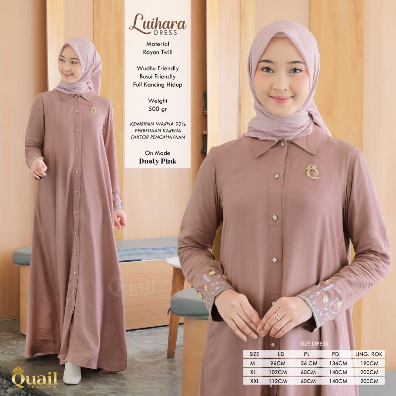 Luihara Gamis QuaiL Hijab