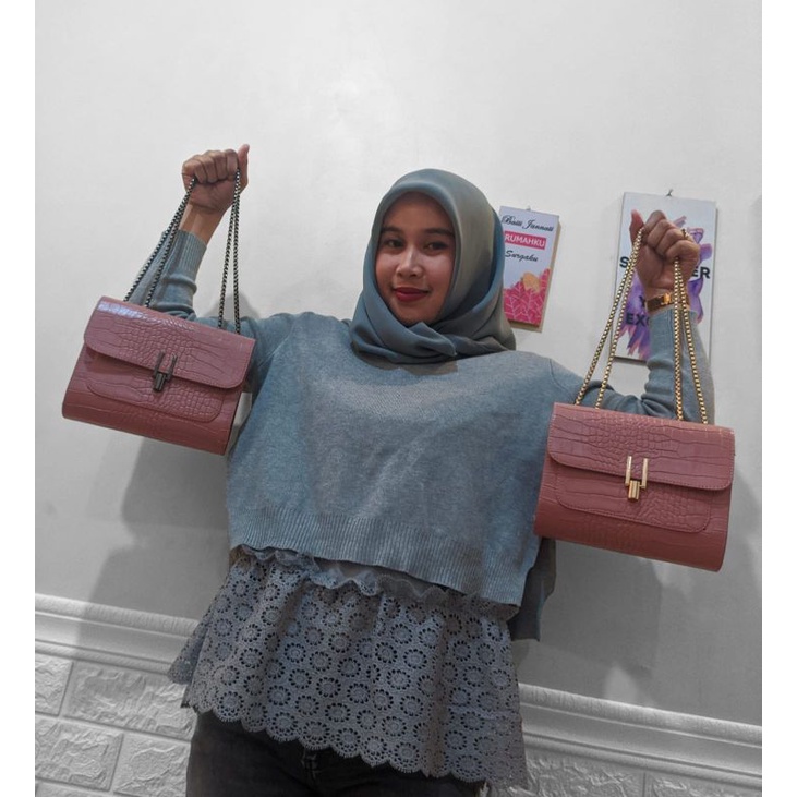 (COD) YF RENATA - TAS SELEMPANG WANITA / TAS BAHU /SLING BAG/ SHOULDER BAG