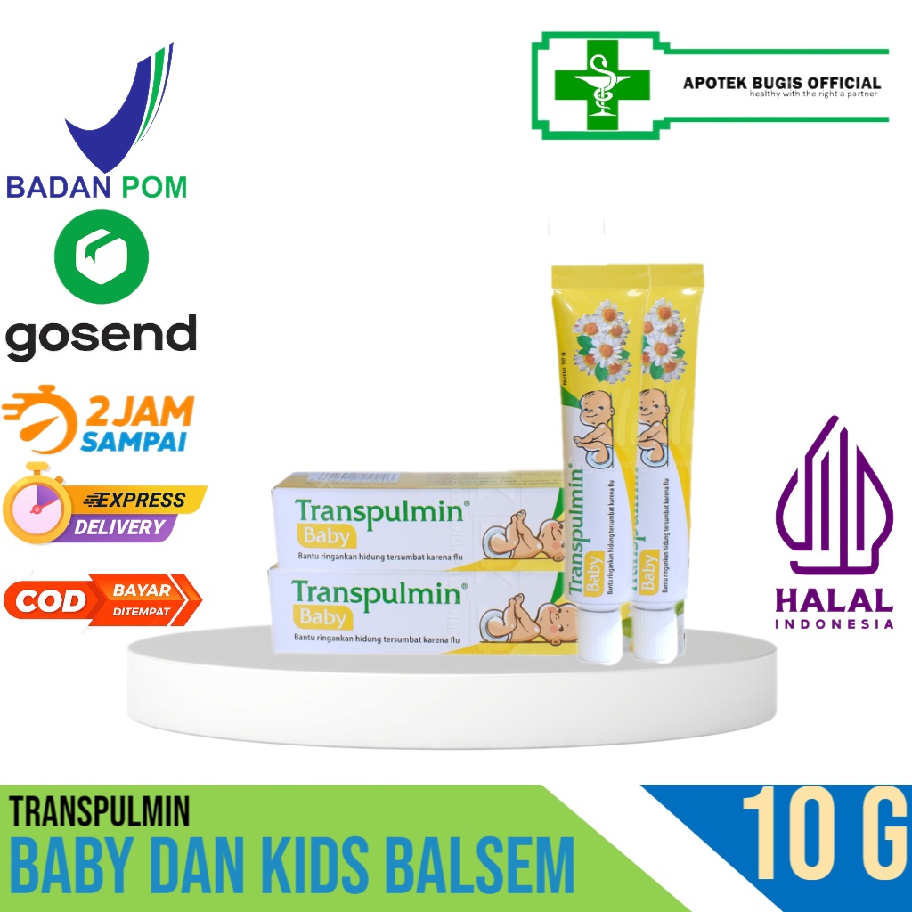 Jessen Transpulmin Baby dan Kids Balsem 10g dan 20g