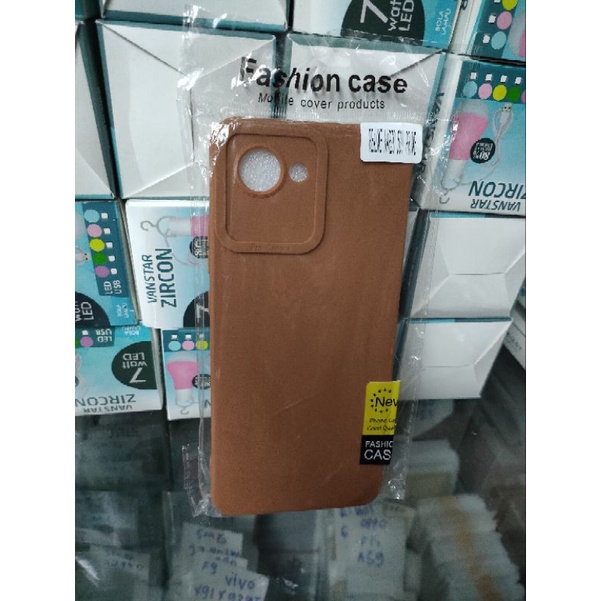 Softcase Realme Narzo 50i Prime Silikon Casing Case Macaron Pelindung Pro Camera