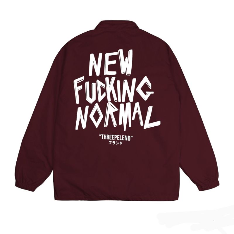 jaket coach threepelend/new Fu*king normal/ premium