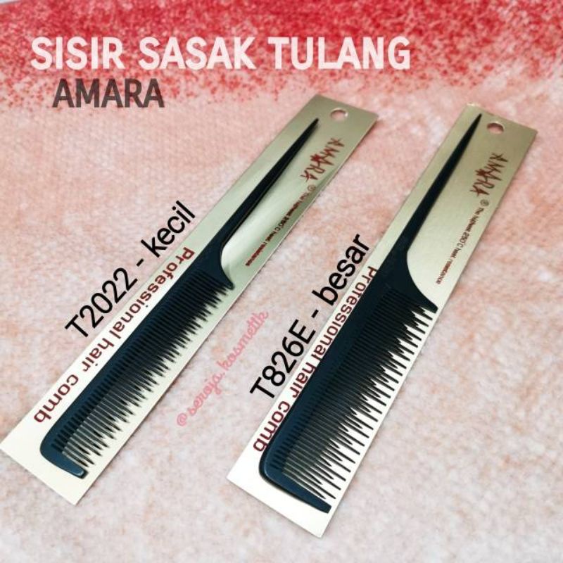 (SASAK BESAR)AMARA SISIR TAHAN PANAS|| SISIR SASAK TULANG BESAR || SISIR SASAK SALON TAHAN PANAS UNTUK SMOOTHING || SISIR SASAK AMARA || SISIR GADING TAHAN PANAS || SISIR SASAK UNTUK SANGGUL