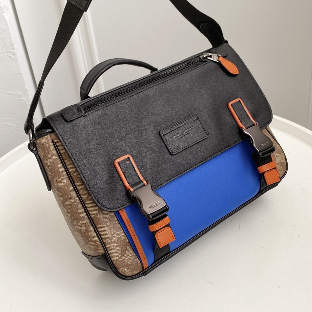 [Instant/Same Day] 33cm/27cm  Coach  2793  2725   Men's new track messenger bag shoulder bag messenger bag   ycb LX_Store