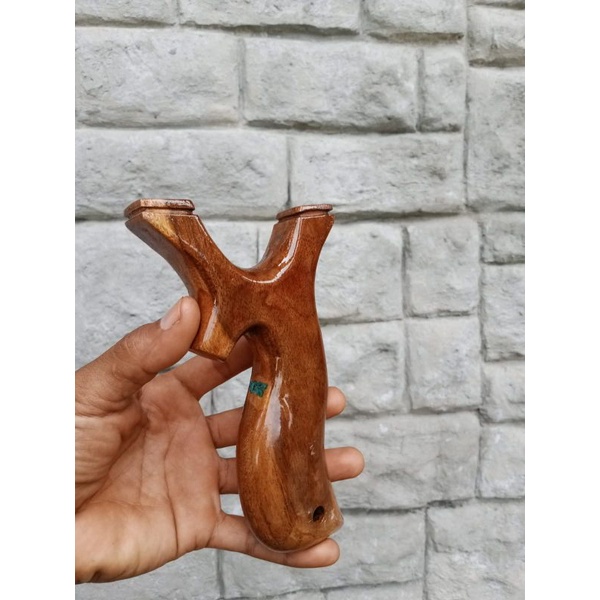 Ketapel slingshot kayu jati