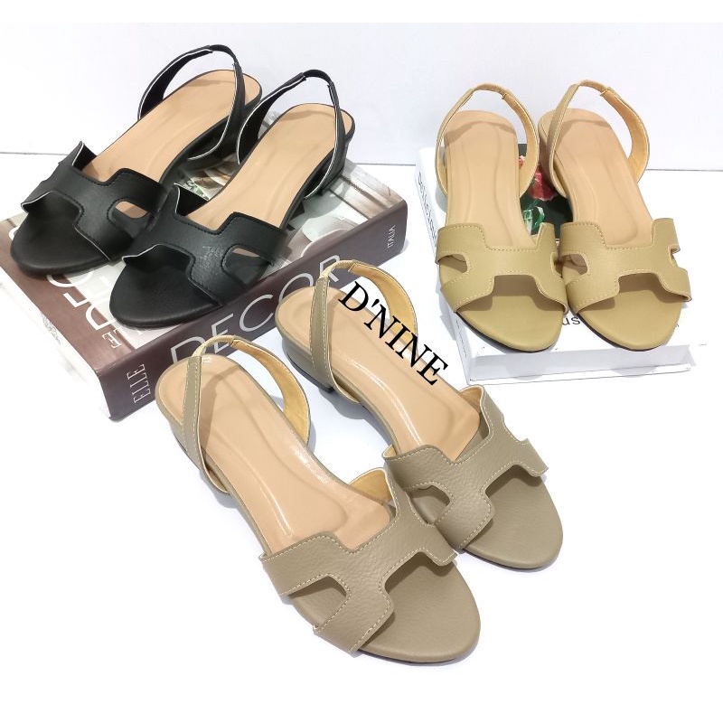 ENZY IW 07 Heels sandal terbaru 3cm