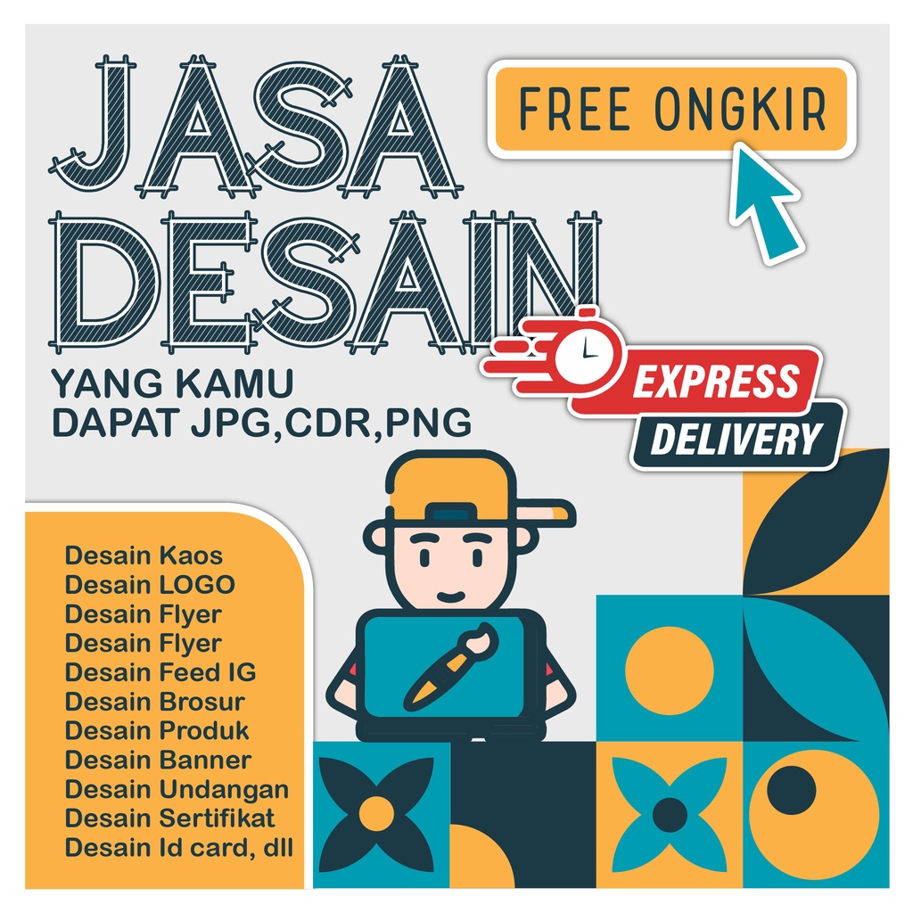 Jual JASA DESAIN GRAFIS DESAIN LOGO BANNER SPANDUK SERTIFIKAT BROSUR KEMASANAN DLL