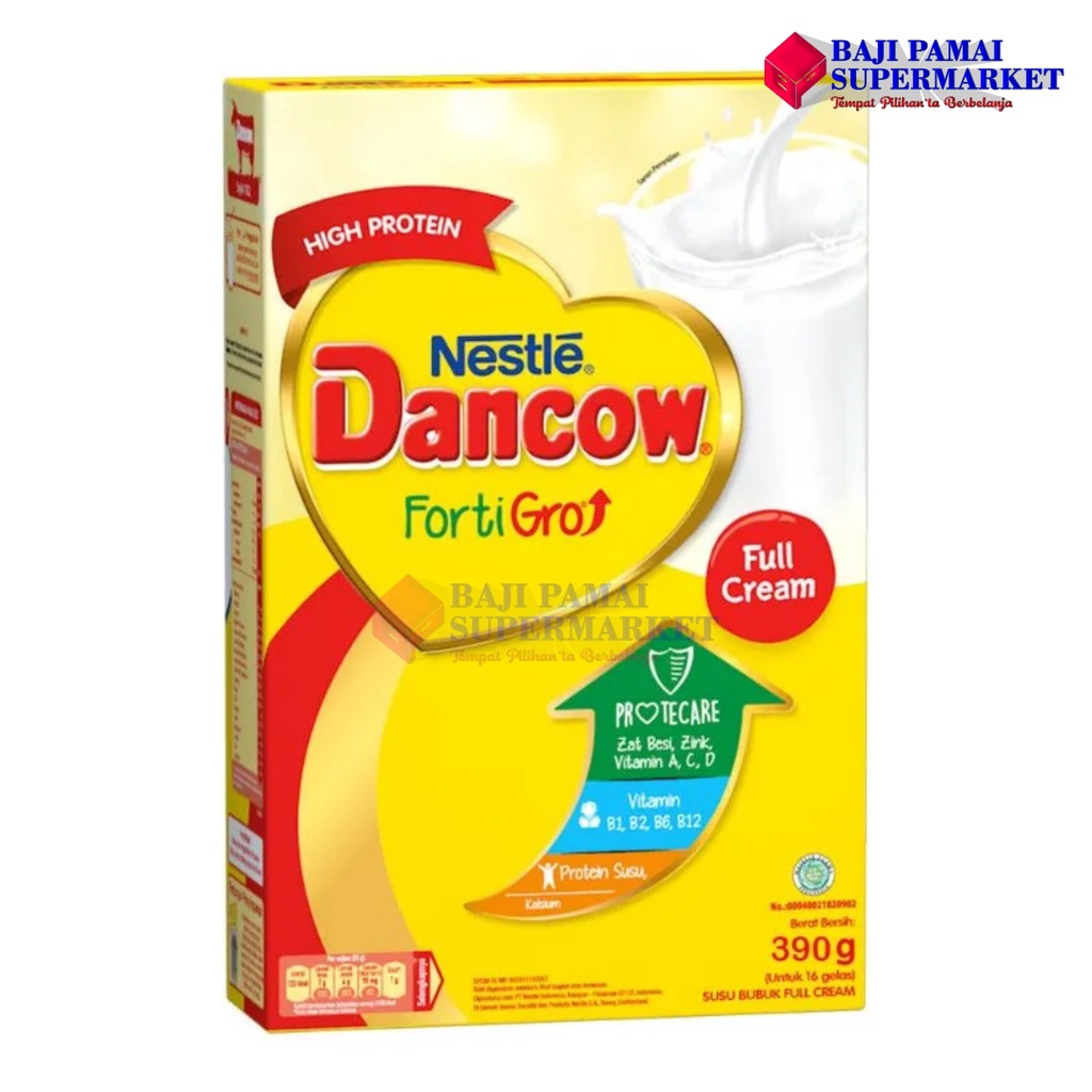 

Nestle Dancow FortiGro Susu Bubuk Instan Full Cream 390 gr