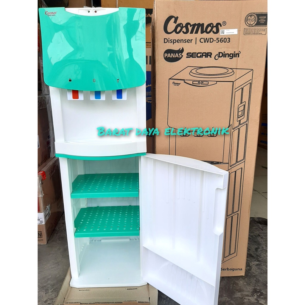 Dispenser Tinggi Cosmos CWD 5603 Panas Normal Dingin 3 Kran