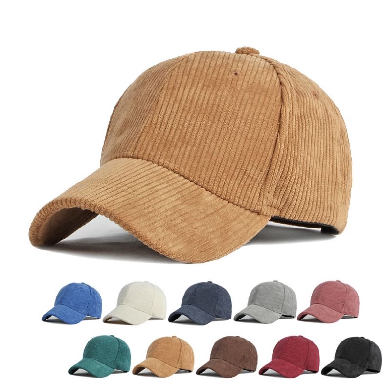 Topi Baseball Cap Import Unisex Topi CORDUROY TP20