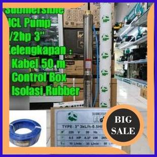 accessories Pompa Satelit HCL 0.5Hp 3" Kabel 50 Meter Submersible HCL Pump 2774N23