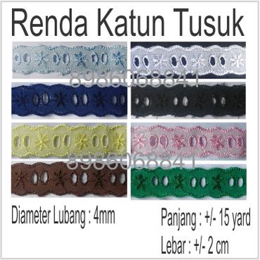 Renda Katun Renda Tusuk 1008