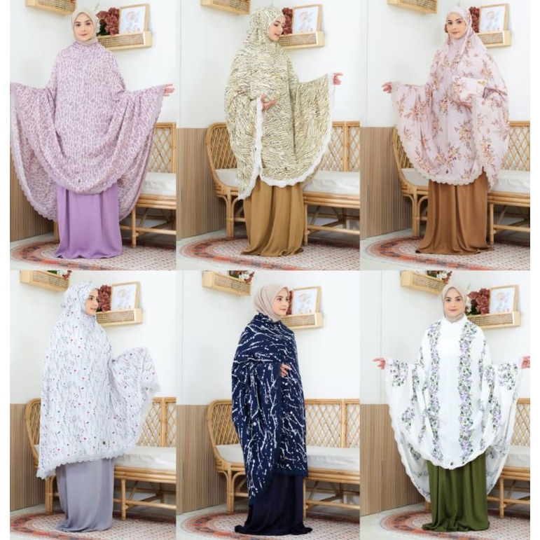 Mukena 2 in 1 super adem by Moschahijab