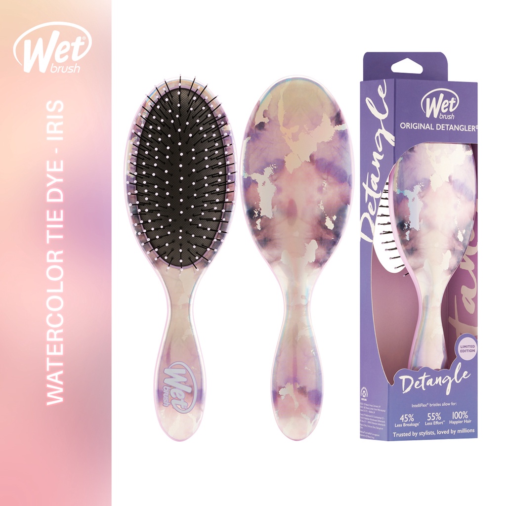 The Wet Brush Detangler Watercolor Tie Dye / Motif Series