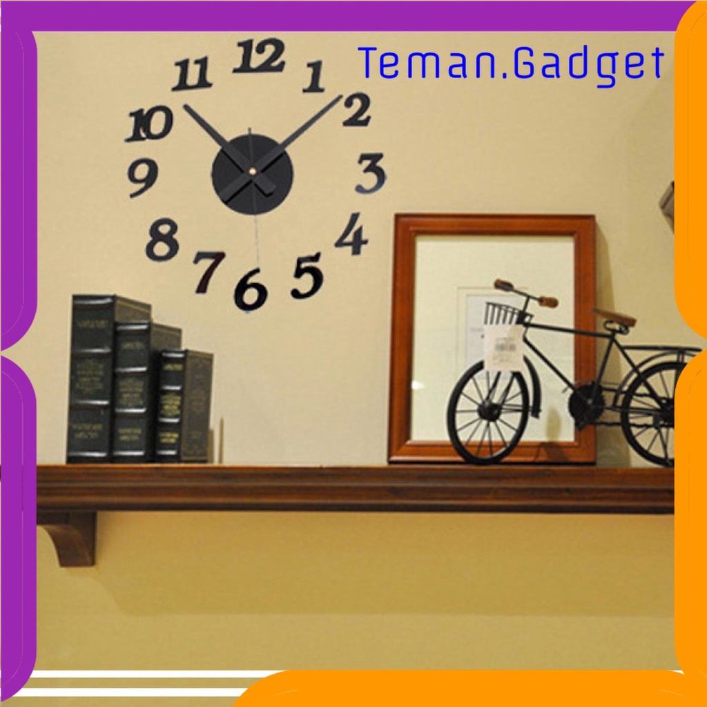 TG-PJM Taffware Jam Dinding DIY Giant Wall Clock Quartz 30-50cm - DIY-03
