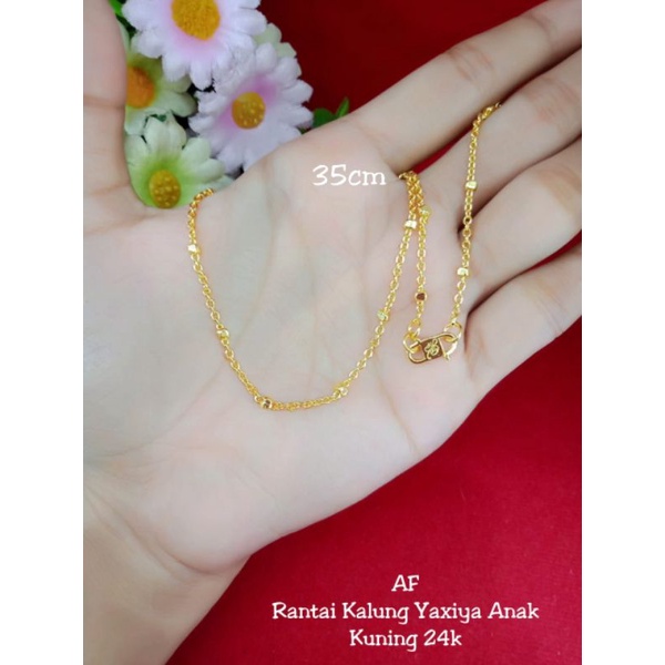 kalung Medan pentul anak dan dewasa lapis emas 24k