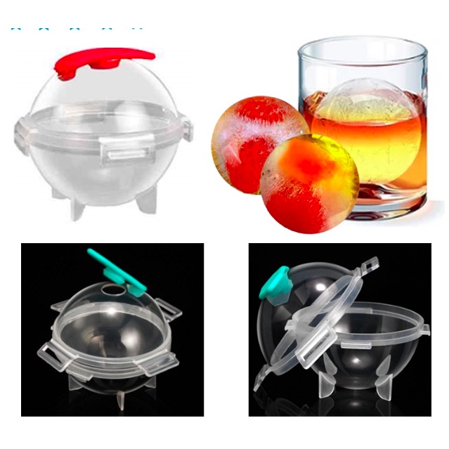 [ISTY] Cetakan Es Batu Model Bulat Jumbo 5cm / Tempat Cetak Puding Agar Jelly Cokelat Gelatin / Ice Mold Bentuk Bola Cristal / Round Ball Ice Maker Baki Freezer Bar Pesta Kristal