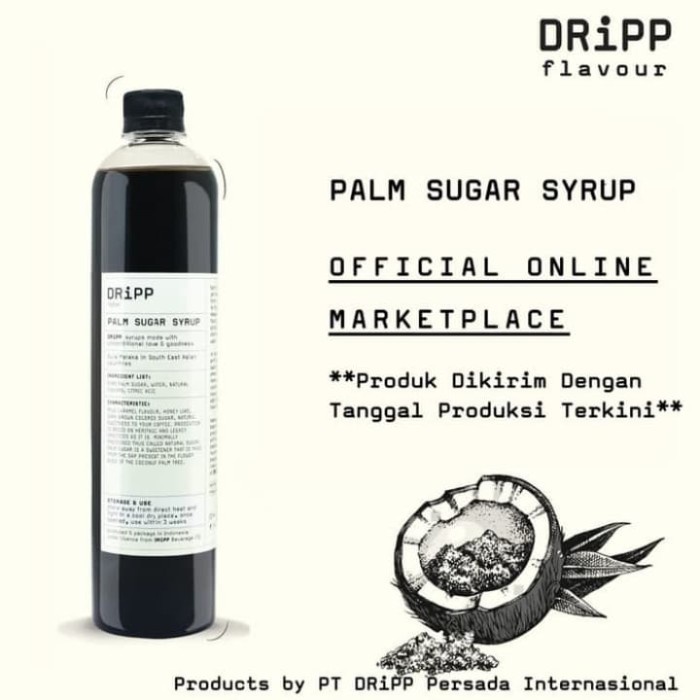 

DRIPP PALM SUGAR / GULA AREN SYRUP SIRUP DRIPP FLAVOUR ORI