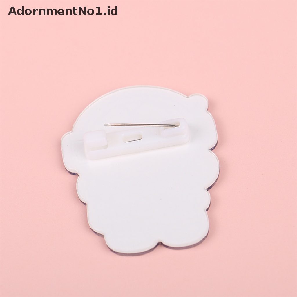 [AdornmentNo1] 5pcs Kawaii Japanese-style Acrylic Bros Anak Mahasiswa Bros Unisex Kerah Tas Liontin Lencana Pin Dekorasi Aksesoris Bros Perhiasan Hadiah Warna Acak [ID]