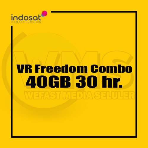 VOUCHER INDOSAT DATA FREEDOOM COMBO 40GB 30 HARI - ISAT DATA - VOCER DATA