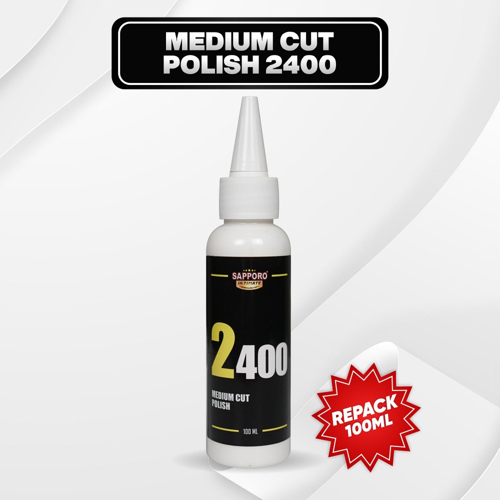 Medium Cut Polish 2400  - Tahap 2 - Repack 100ML - Obat Poles