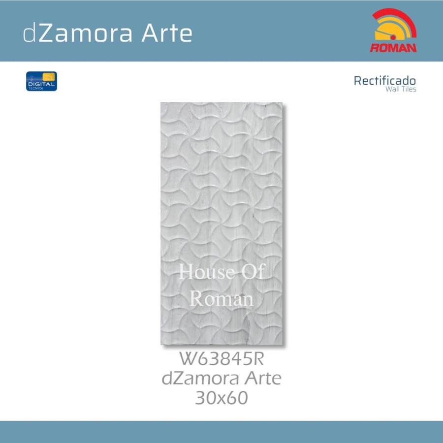 ROMAN KERAMIK DZAMORA ARTE 30X60R W63845R (ROMAN HOUSE OF ROMAN)