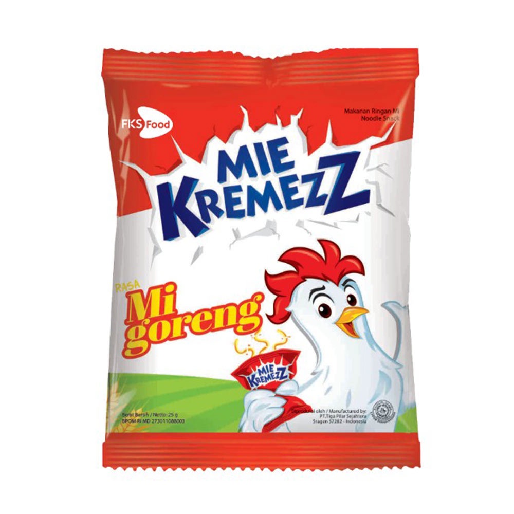

Mie Kremezz 16 g Renceng isi 10
