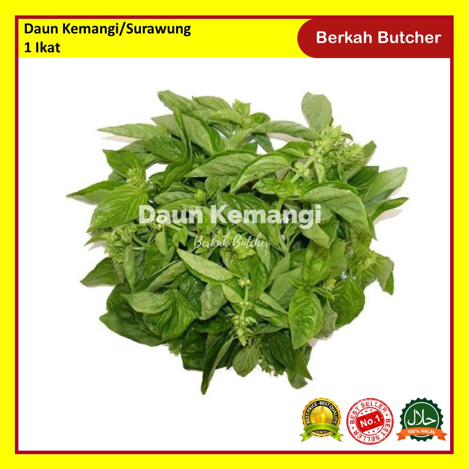 Daun Kemangi Segar / Surawung - Berkah Butcher