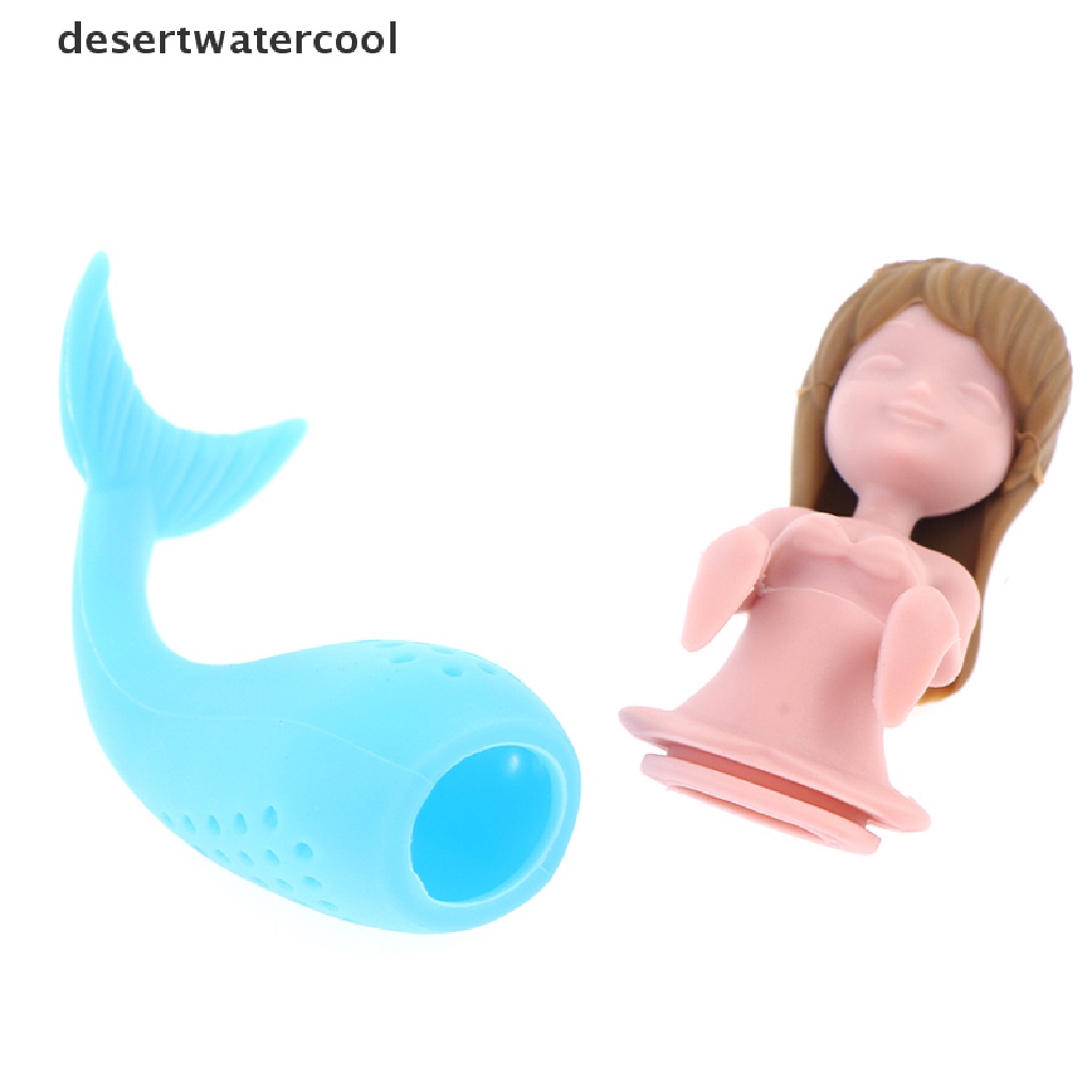 Deid Mermaid Tea Infuser Silicone Kantong Teh Reusable Strainer Filter Teko Infusers Martijn