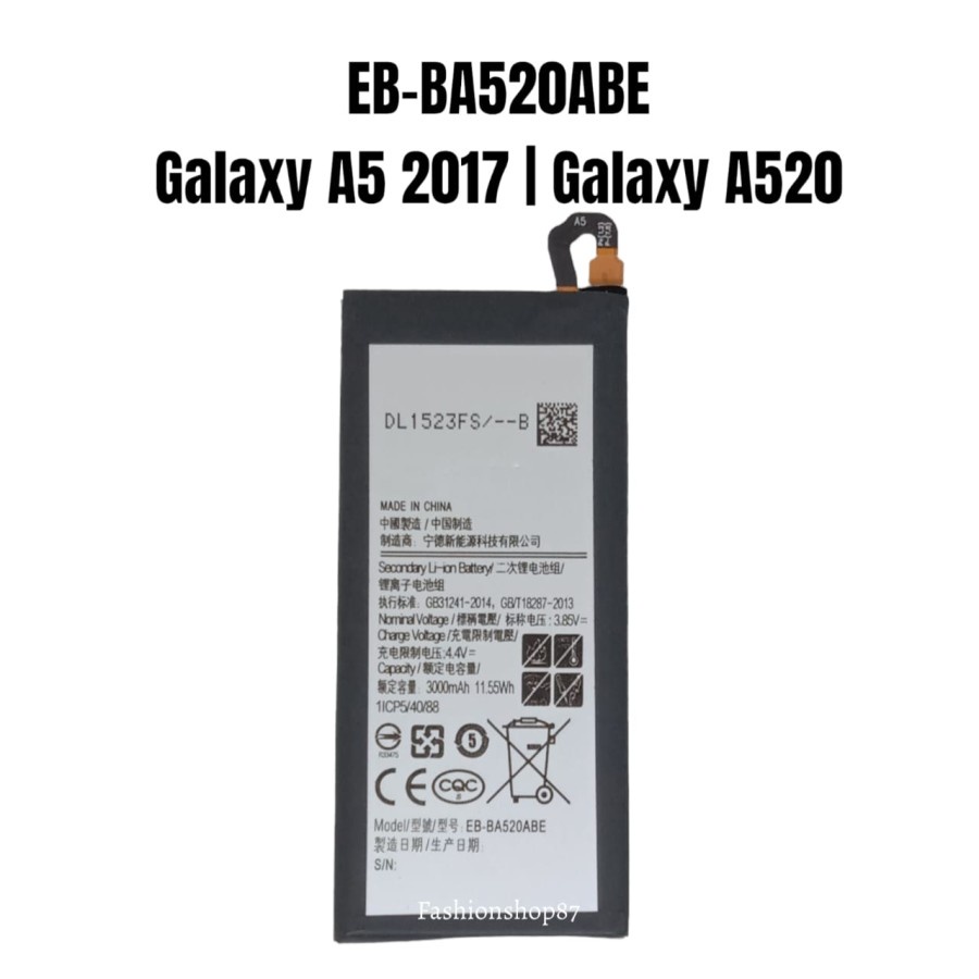 Battery Batre Baterai Samsung A5 2017