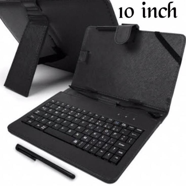 ۩ Keyboard case tablet 10” / Sarung tablet 10inch / Case keyboard tablet universal ✩
