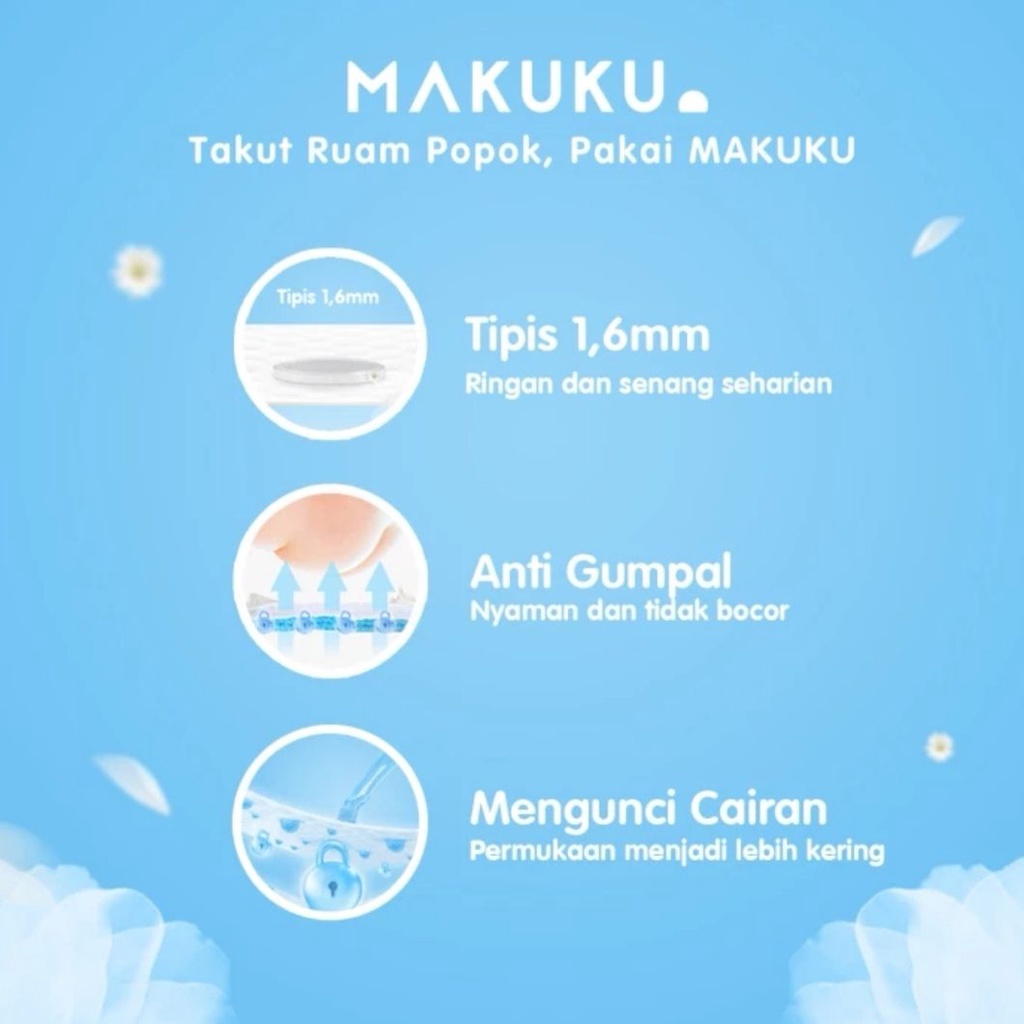 (  4 Pack ) NEW SLIM MAKUKU SAP Diapers Generation SAP - Popok Bayi Anti Gumpal Extra Dry