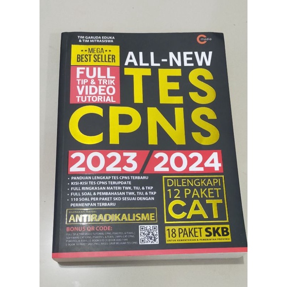 Buku Tes CPNS : All New Tes CPNS 2023/2024