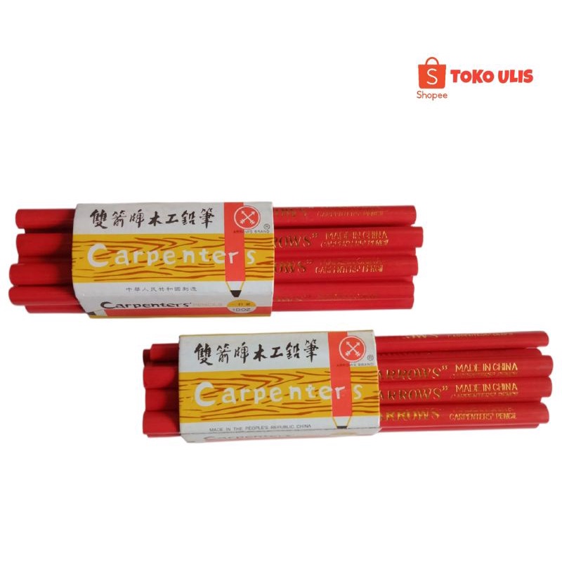 

Pensil Tukang Carpenters 1 Pak 12 Pcs