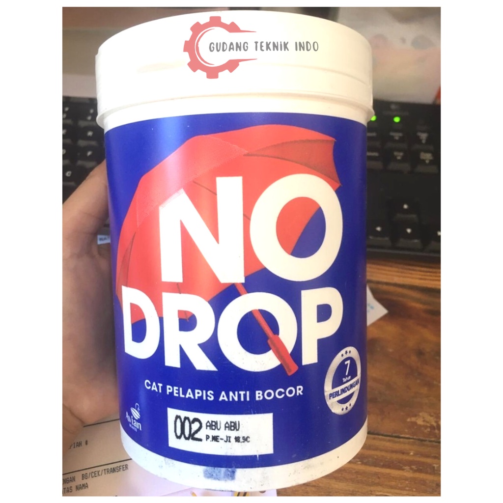 NO DROP Water Proofing Warna 1 KG / Cat Pelapis Anti Bocor 1kg NO DROP