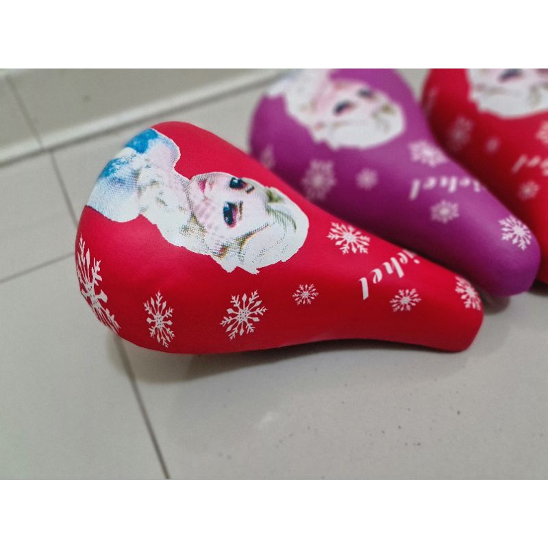 MICHEL GIRL SADEL SEPEDA ANAK MINI BMX UKURAN 12 16 18 INCH SADDLE JOK BICYCLE KID SADLE KARAKTER GAMBAR PEREMPUAN WANITA PRINCESS FROZEN