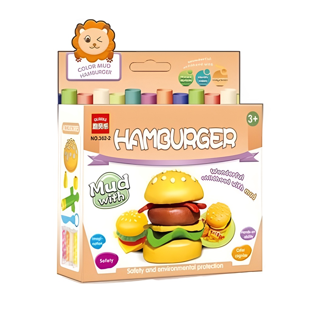 Dough Hamburger Fruit &amp; Cake | Mainan Kue Ulang Tahun | Mainan Anak Perempuan Masak Masakan | Kado Ulang Tahun Anak Cewek