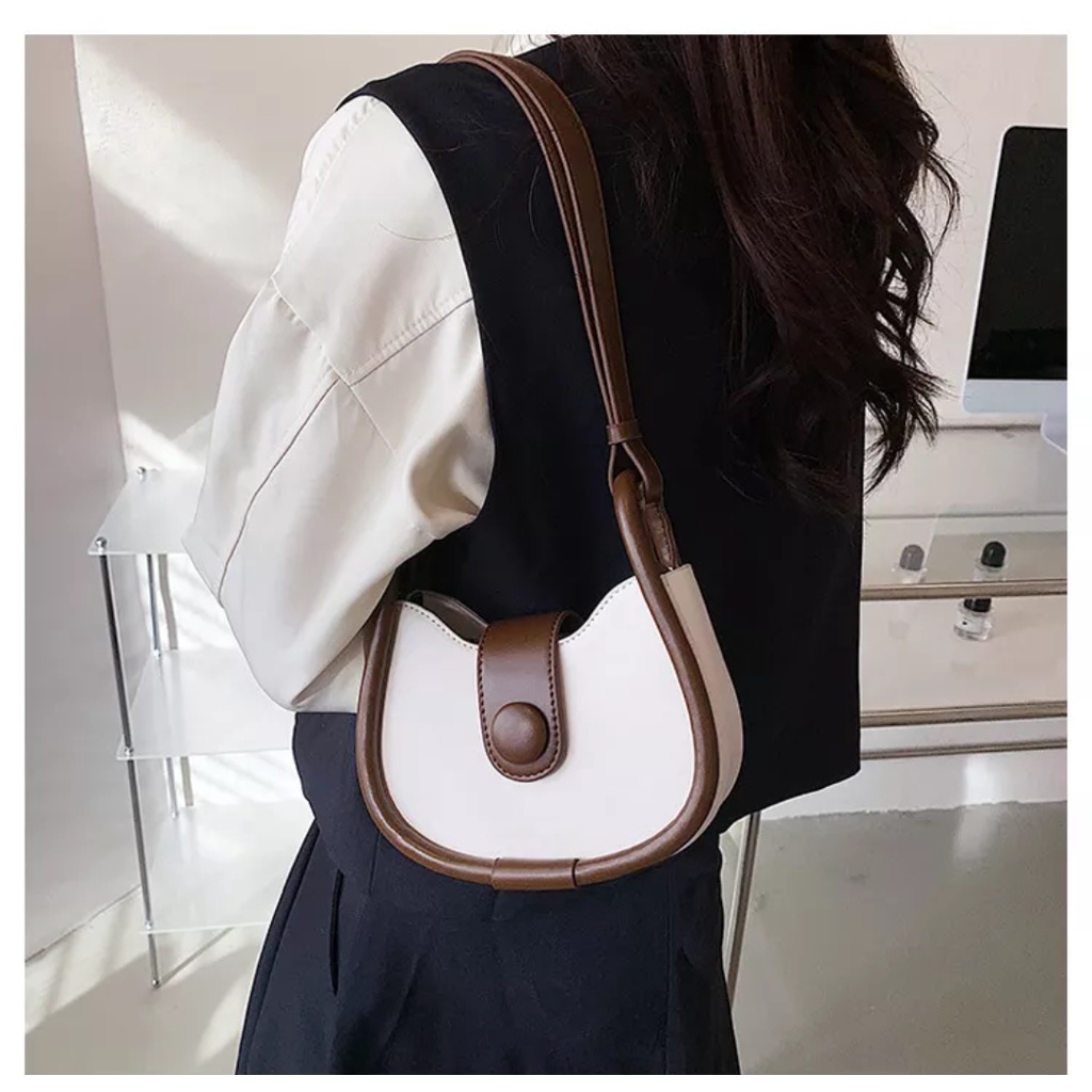 Tas Bahu Wanita - Tas Selempang Wanita Marselline - Fashion Kekinian Terbaru 2022 - Slingbag Wanita Premium