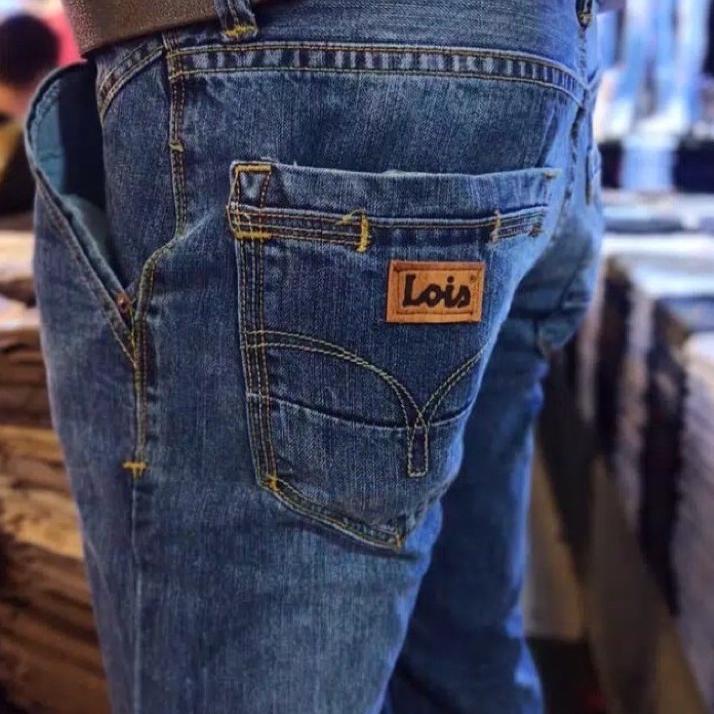 SIA262 PERSIDENT STORE Celana Jeans Lois Pria Original Size 28-38 Asli 100% Jumbo Bigsize Premium Standar Panjang Model Terbaru - Celana Jins Lois Cowok |||