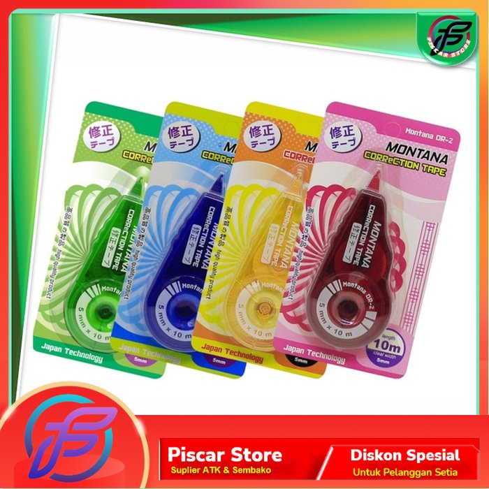 

TYPE-X Correction Tape / Pita Koreksi Montana OR-2