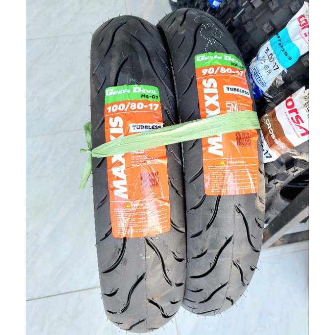 Ban luar tubeless maxxis green devil ring 17