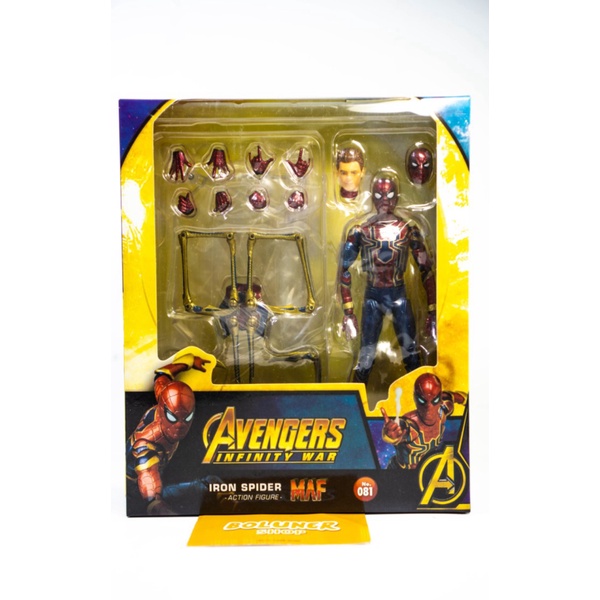 MAFEX Spider Dijual Man MARVEL Murah Figure Iron WAR INFINITY