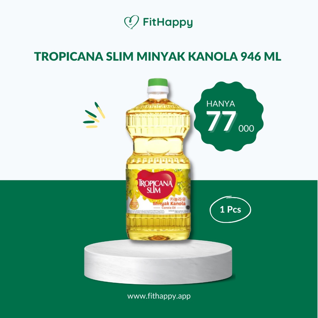 

Tropicana Slim Minyak Kanola 946 ml - 100% Pure Canola Oil