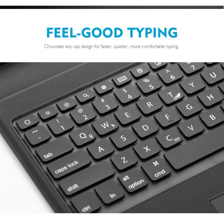 Case Keyboard iPad Gen 10th 10.9 inch 2022 Touchpad TRIPLEDI Wifi Leather Flip Casing Backlit Book Cover Folio