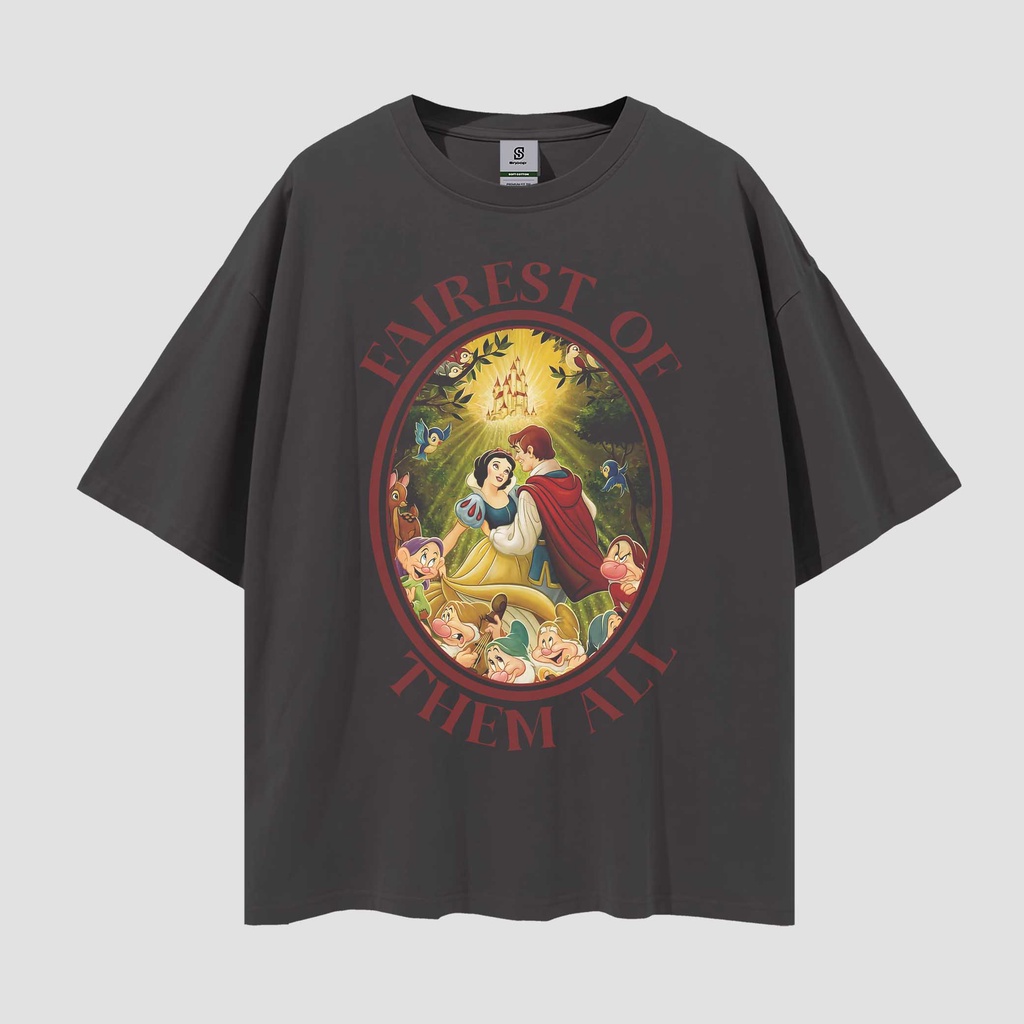 Snow White Fairest Of Them All Vintage  Style Oversize Tee