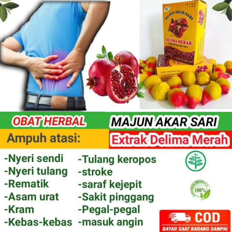 OBAT HERBAL ALAMI PEMBASMI AKUT/ MAJUN DELIMA MERAH