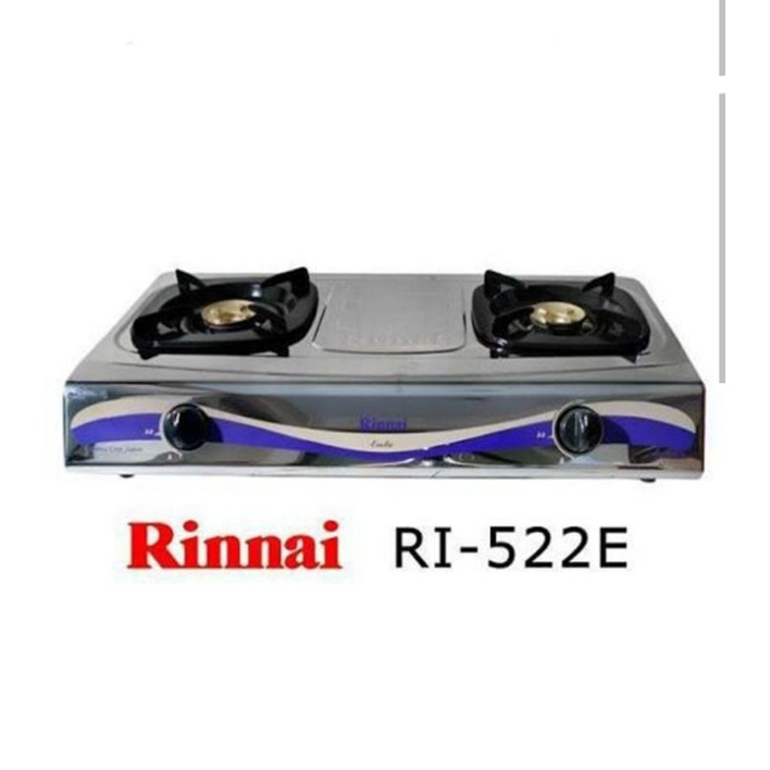 Kompor Rinnai 2tungku stenlis 522E