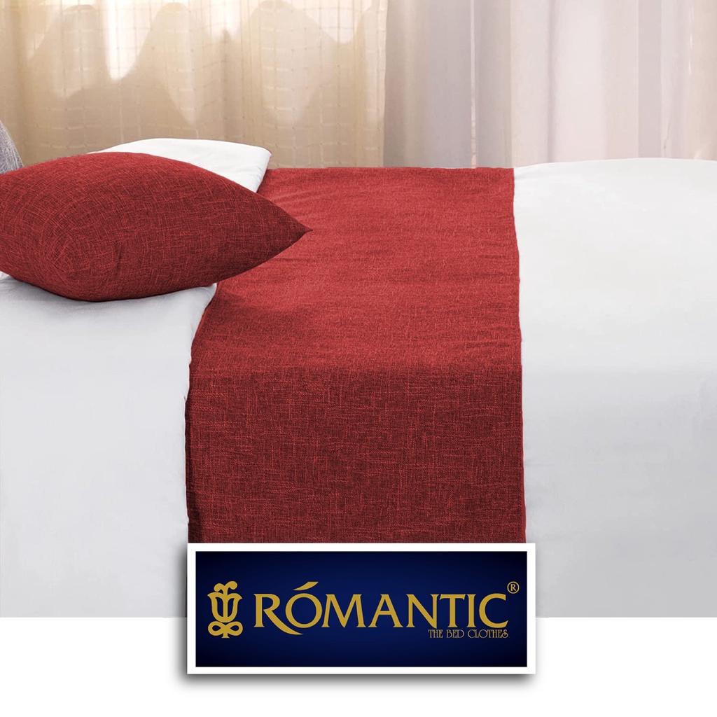 Bed Runner / Selendang kasur Red Wood by ROMANTIC standard Hotel minimalis