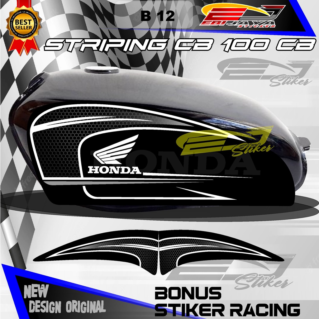 STIKER CB100 NON HOLOGRAM/HOLOGRAM BERKUALITAS  B12