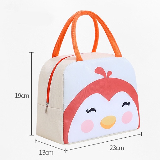 ⭐️𝐈𝐇𝐒 𝟔𝟏𝟏 𝐋𝐚𝐦𝐩𝐮𝐧𝐠⭐️Tas Bekal Lunch Cooler Bag Tas Bento Aluminium Motif Dino